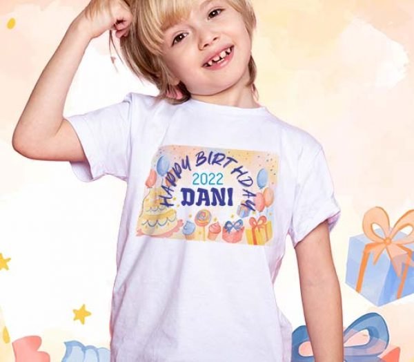 printed t-shirt happy birthday